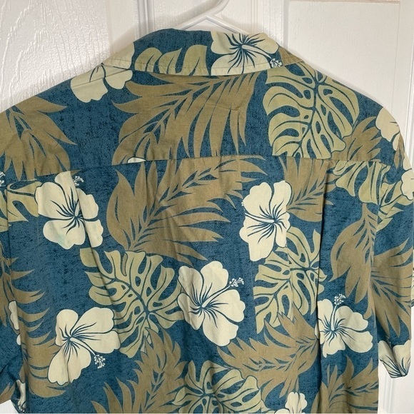 Vintage 70s RJC Floral Hawaiian Button Down Shirt L - Picture 4 of 10
